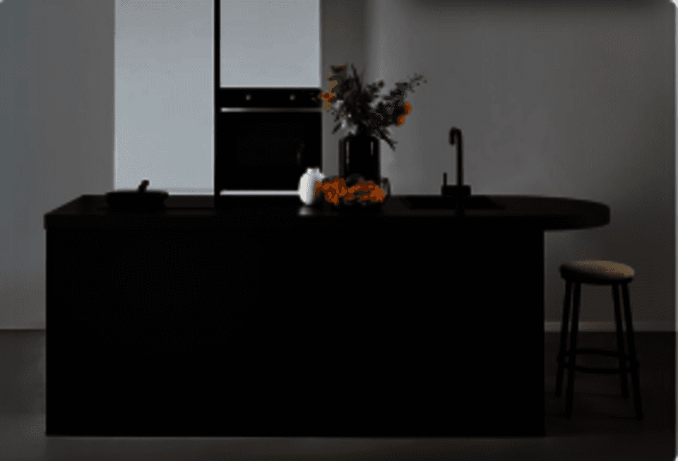 Compacte moderne keuken